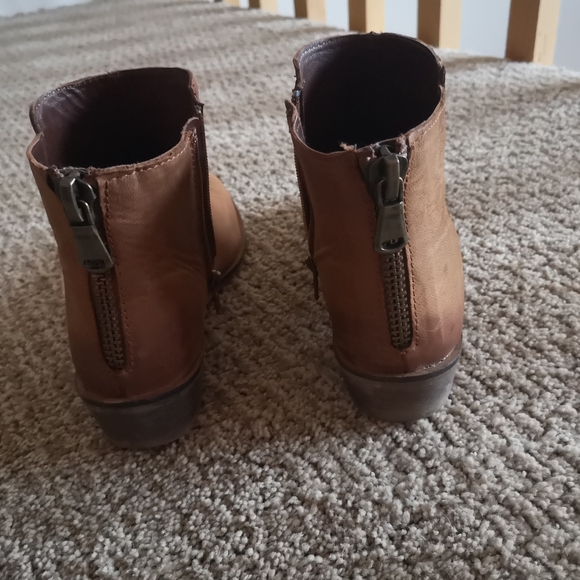 Women's Harlem oker short boots, brown size 37, us size 7 - Picture 4 of 7